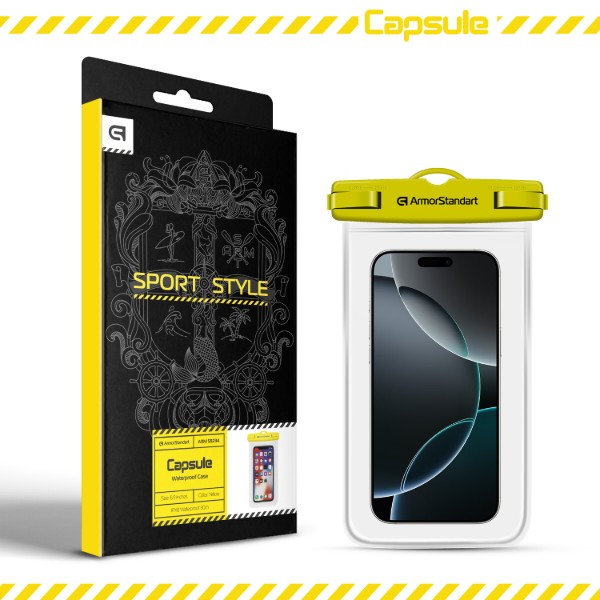 Фото - Чехол для смартфона Armorstandart Waterproof Basic Case Yellow (ARM59234)